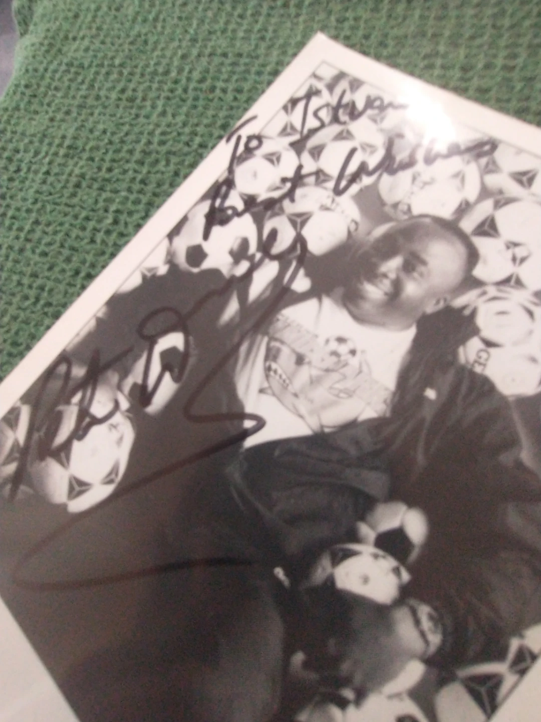 1992-1997 Peter Duah Arizona Sandsharks Signed Photo, Sticker - photo 4