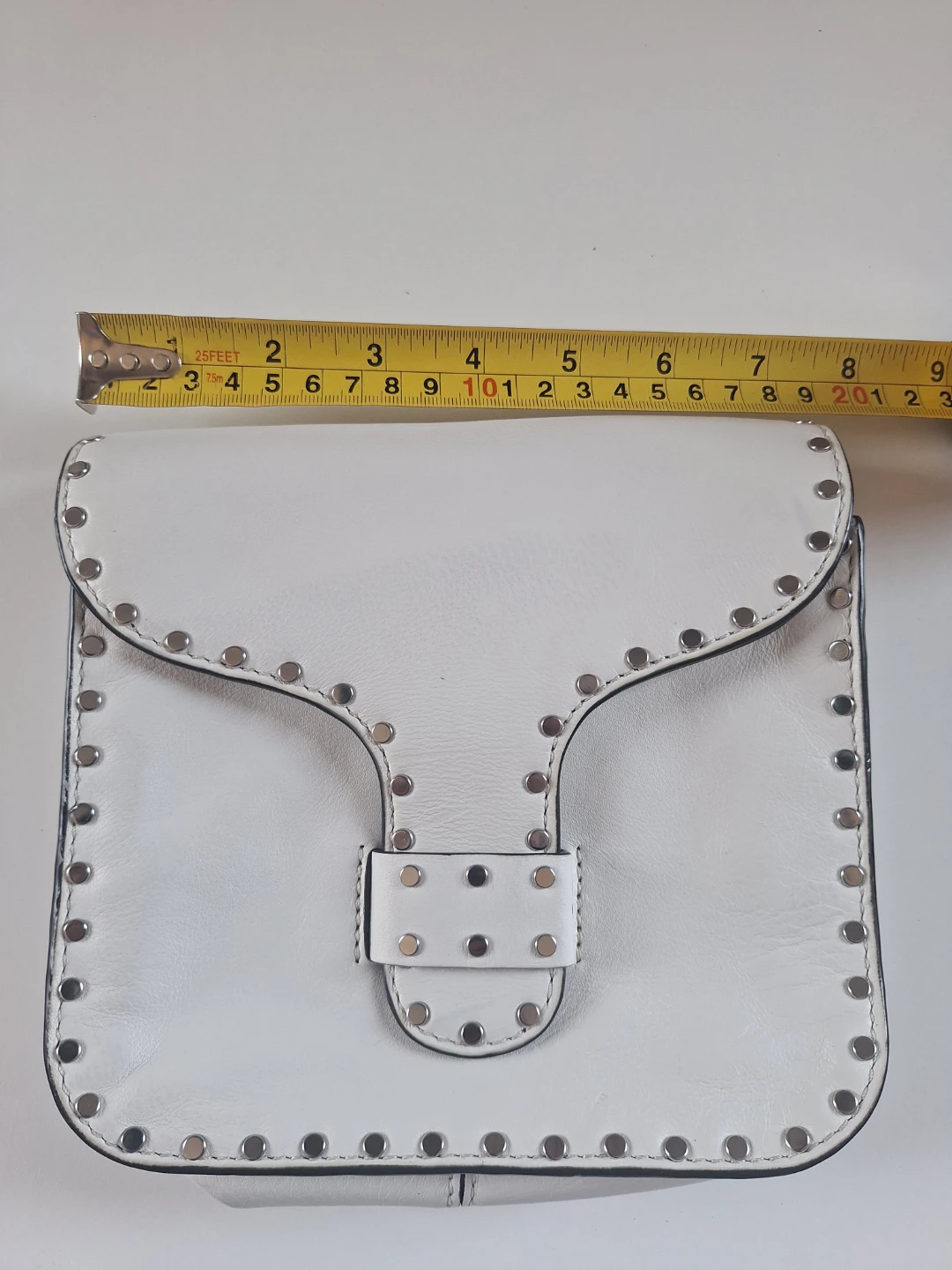 White Rebecca Minkoff Studded Crossbody Bag - photo 2