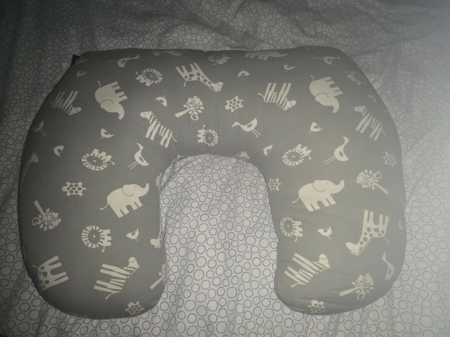Nursing Pillow with Animal Print