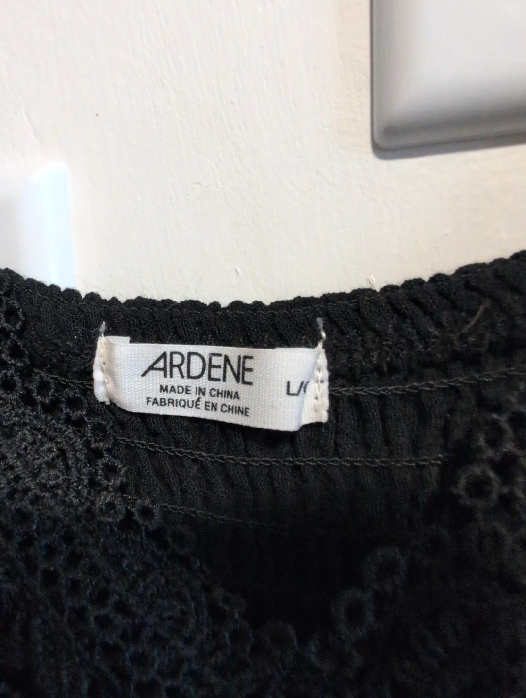 Ardene Black Crochet High-Low Dress - Large - photo 2