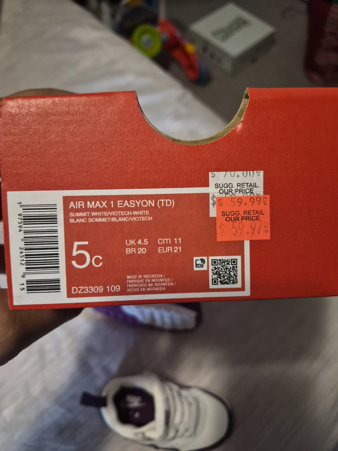 Nike Air Max 1 Easyton (TD) - photo 3