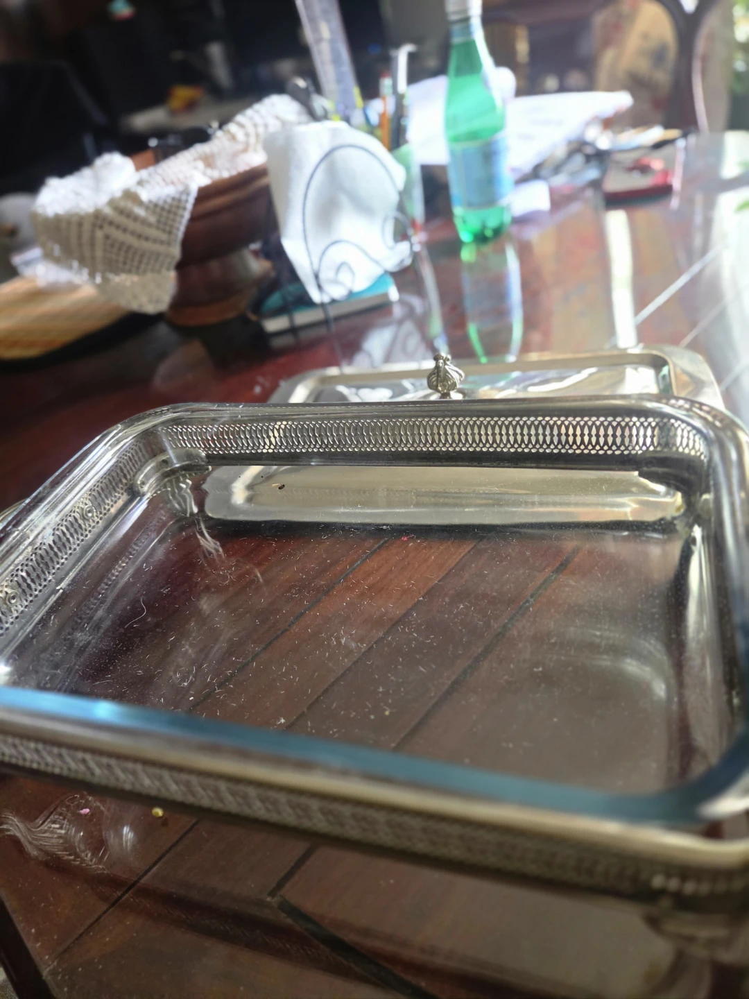 Vintage Silver Plated Serving Dish with Lid - photo 2