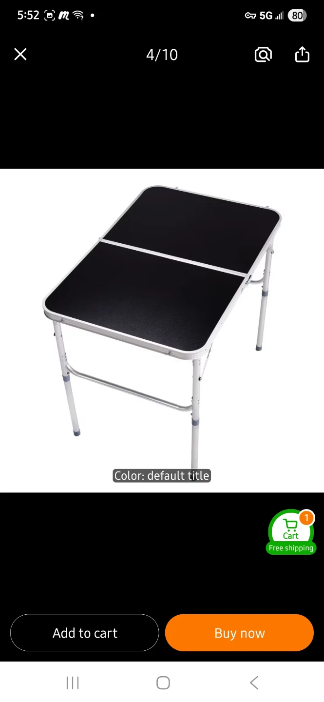NEW 3ft Folding Aluminum Table - photo 3