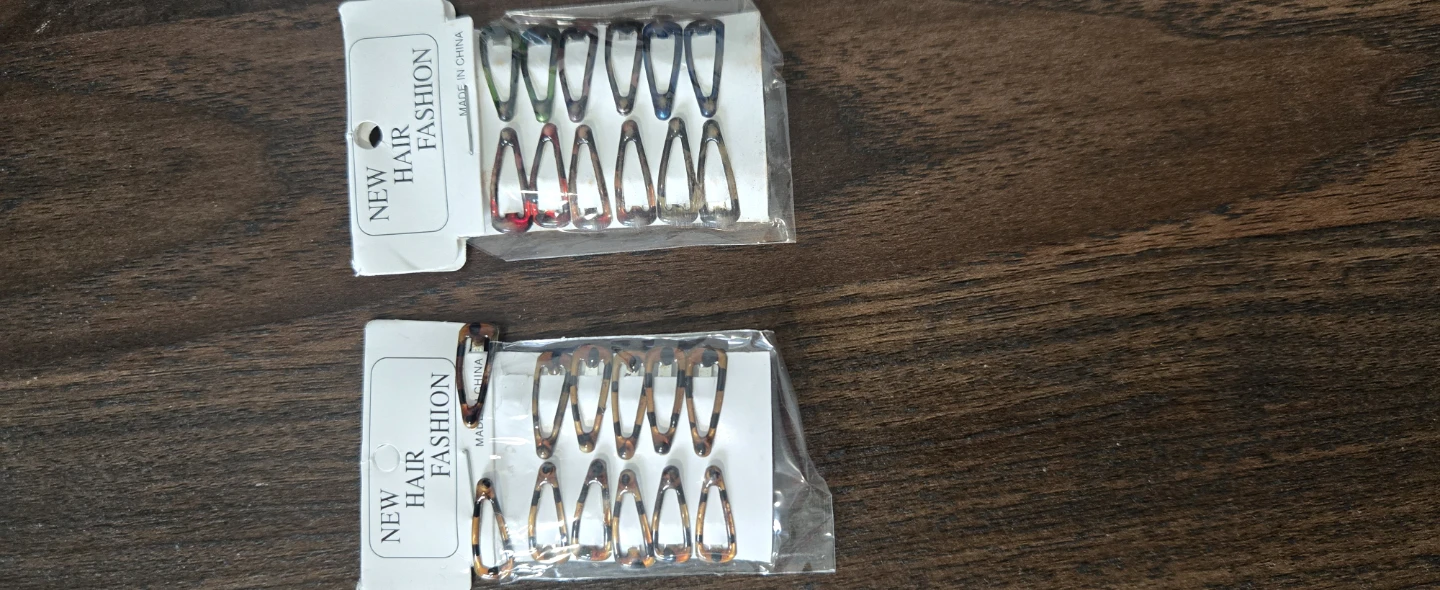 NEW HAIR FASHION Snap Clips (2 Packs)