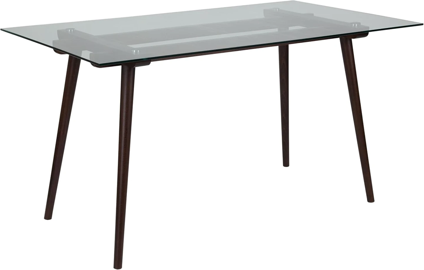 Flash Furniture 31.5" X 55" Solid Wood Table Glass Top - photo 2