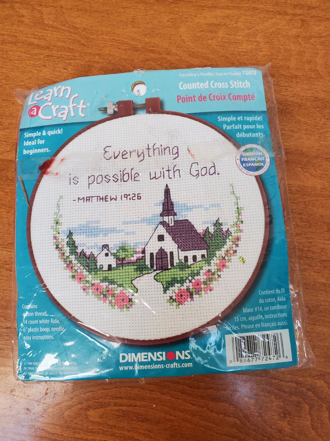 Cross Stitch Kit.