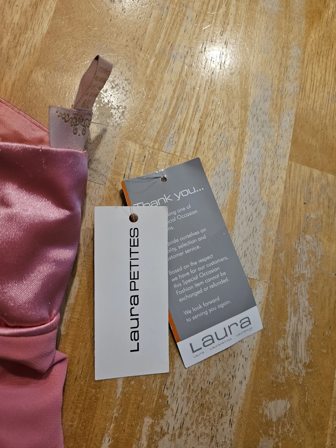 Laura Petites pink halter maxi dress size 7/8 - photo 4