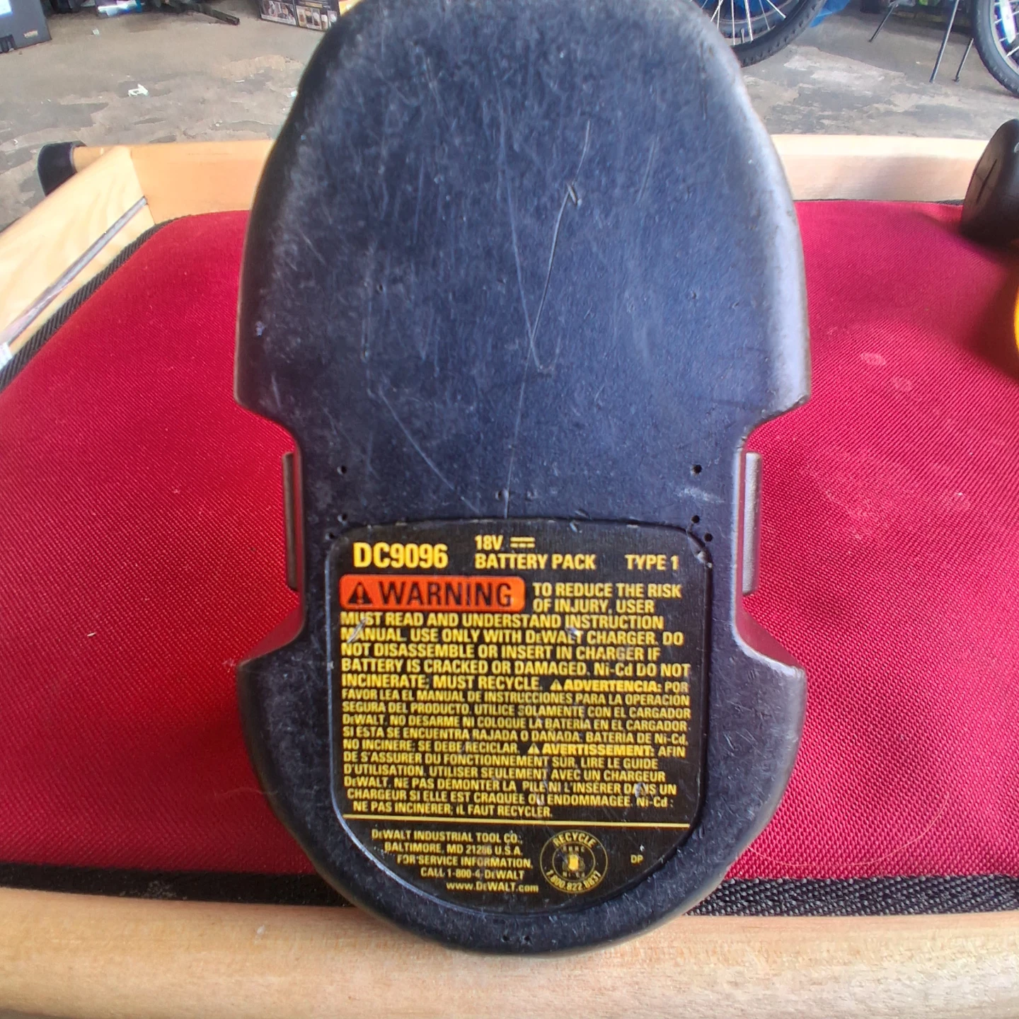 DeWalt 18V XRP DC9096 Battery Pack