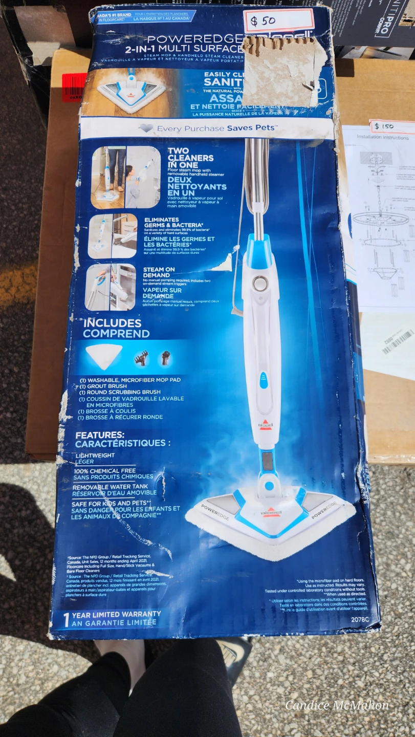 Bissell PowerEdge 2-in-1 Multi Surface Steam Mop