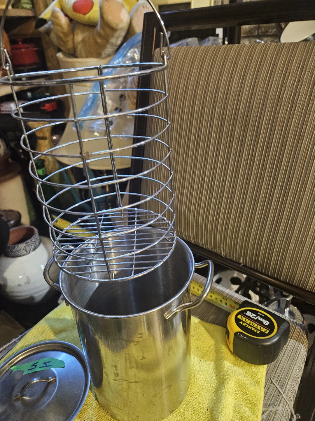 Stainless Steel Stock Pot with Steamer Basket - photo 4