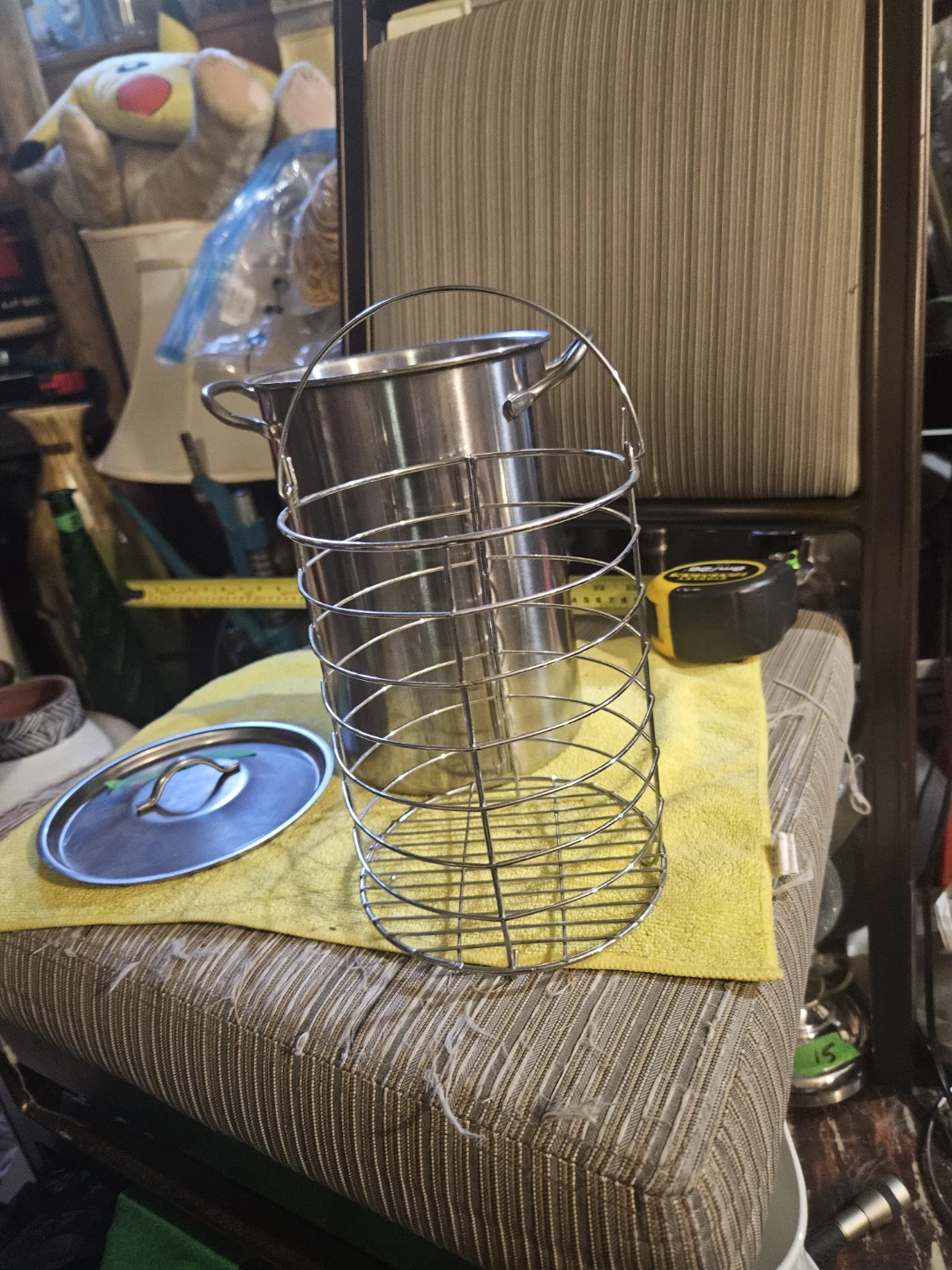 Stainless Steel Stock Pot with Steamer Basket - photo 5