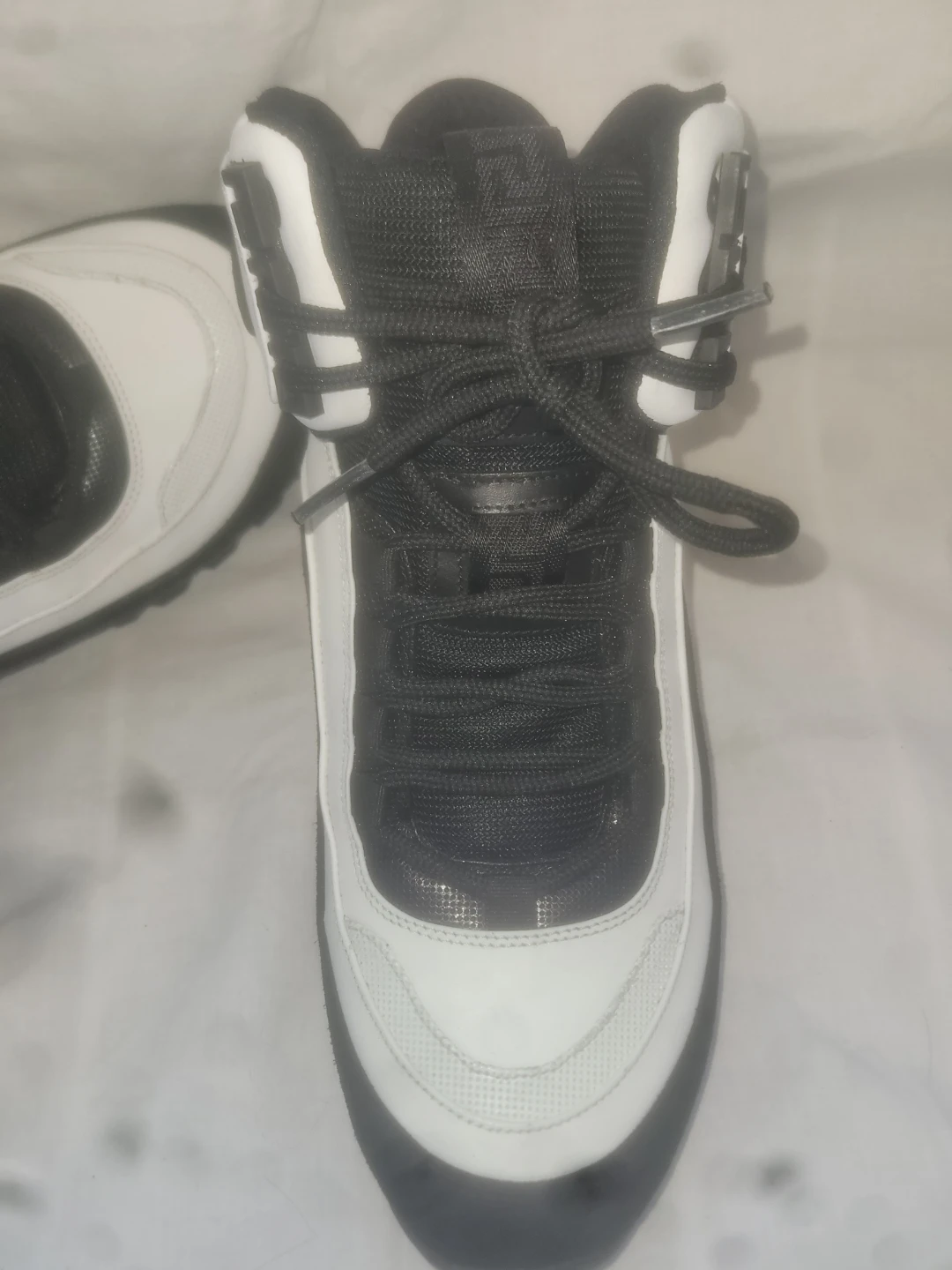 Versace High-Top Sneakers - Black and White - photo 2