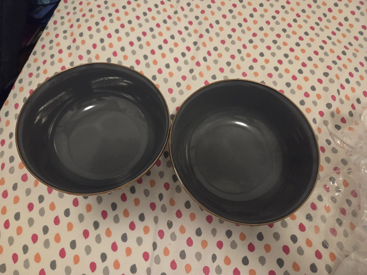 Set of 2 Grey Serving Bowls - photo 5