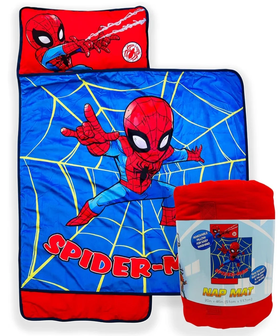 Spider-Man Nap Mat with Pillow