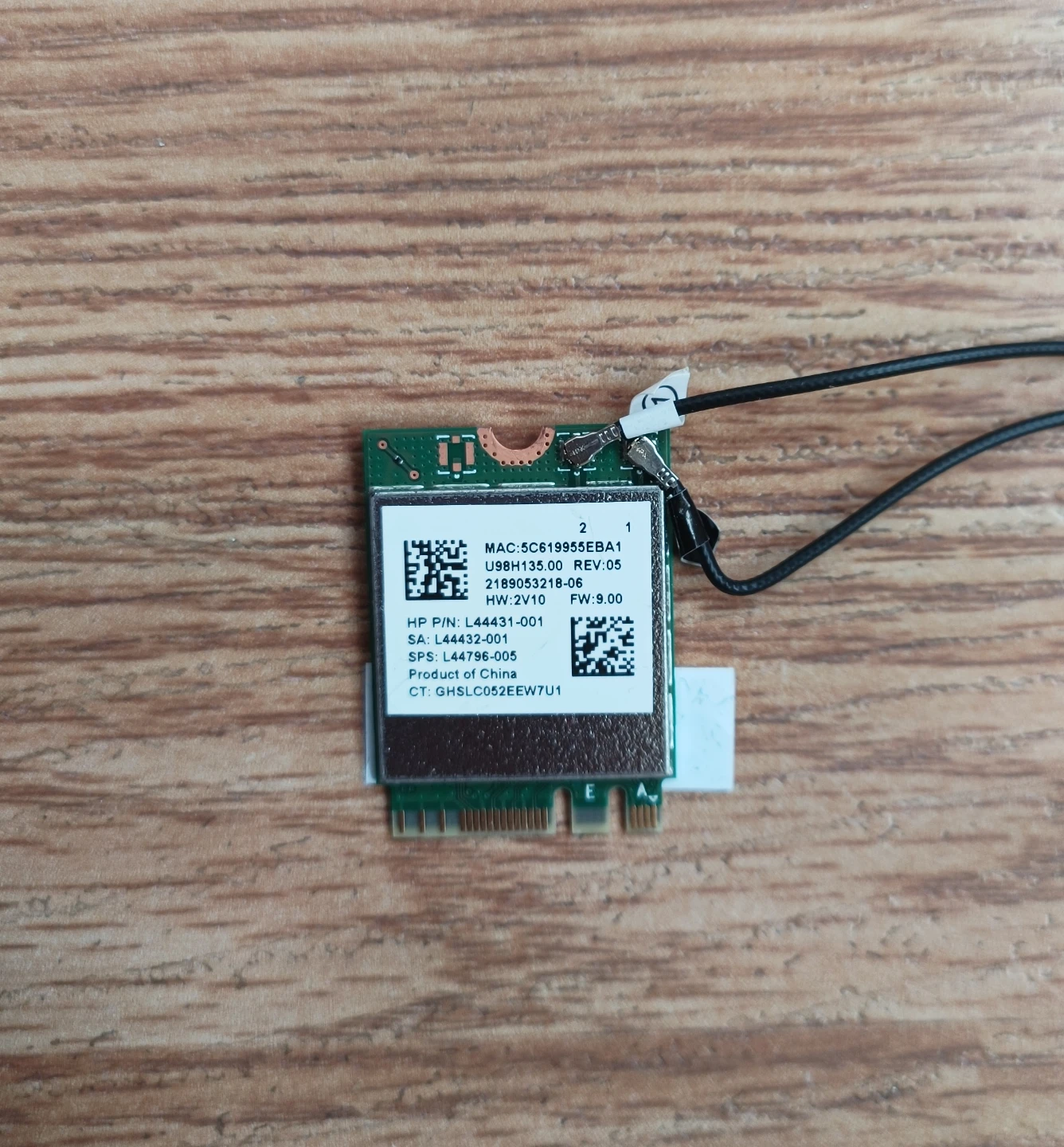 HP Wireless Card L44433-001