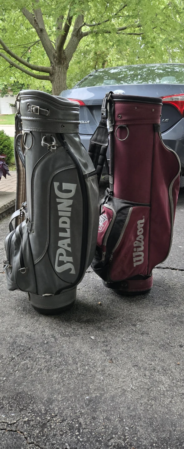 Spalding and Wilson Golf Bags