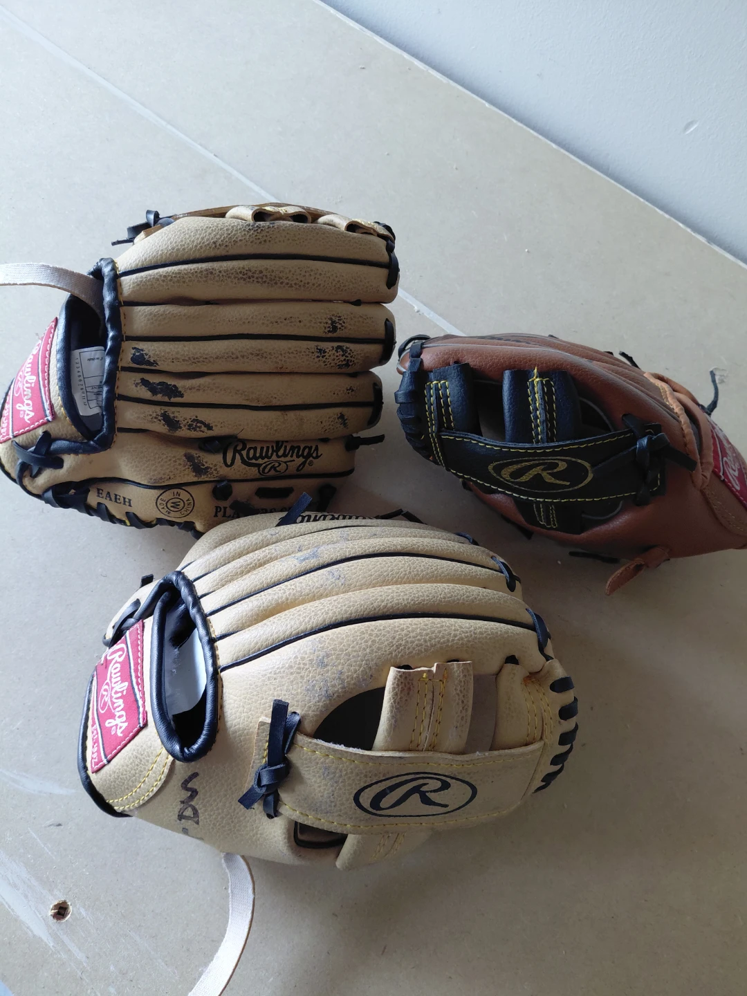 Rawlings Baseball Gloves - 3 Count - photo 3