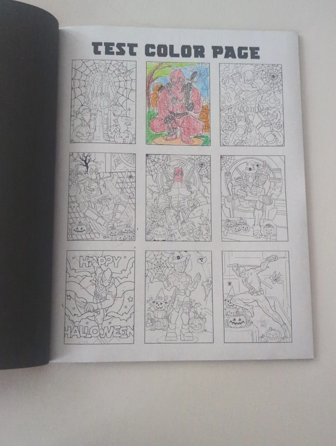 Deadpool Halloween Coloring Book - photo 2