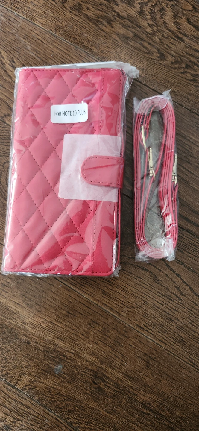 Quilted Phone Case with Strap for Note 10 Plus - photo 3