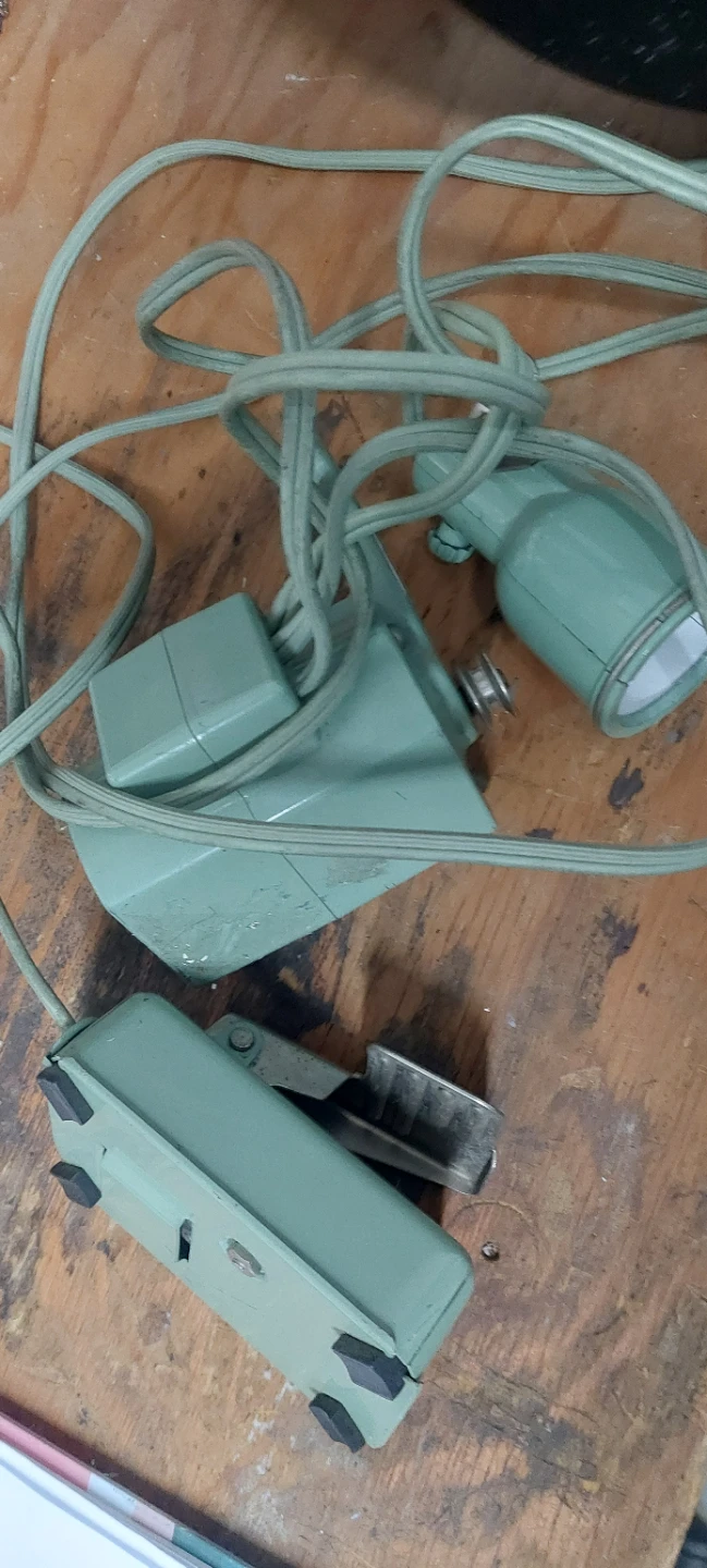 Vintage Electric Sewing Machine Light