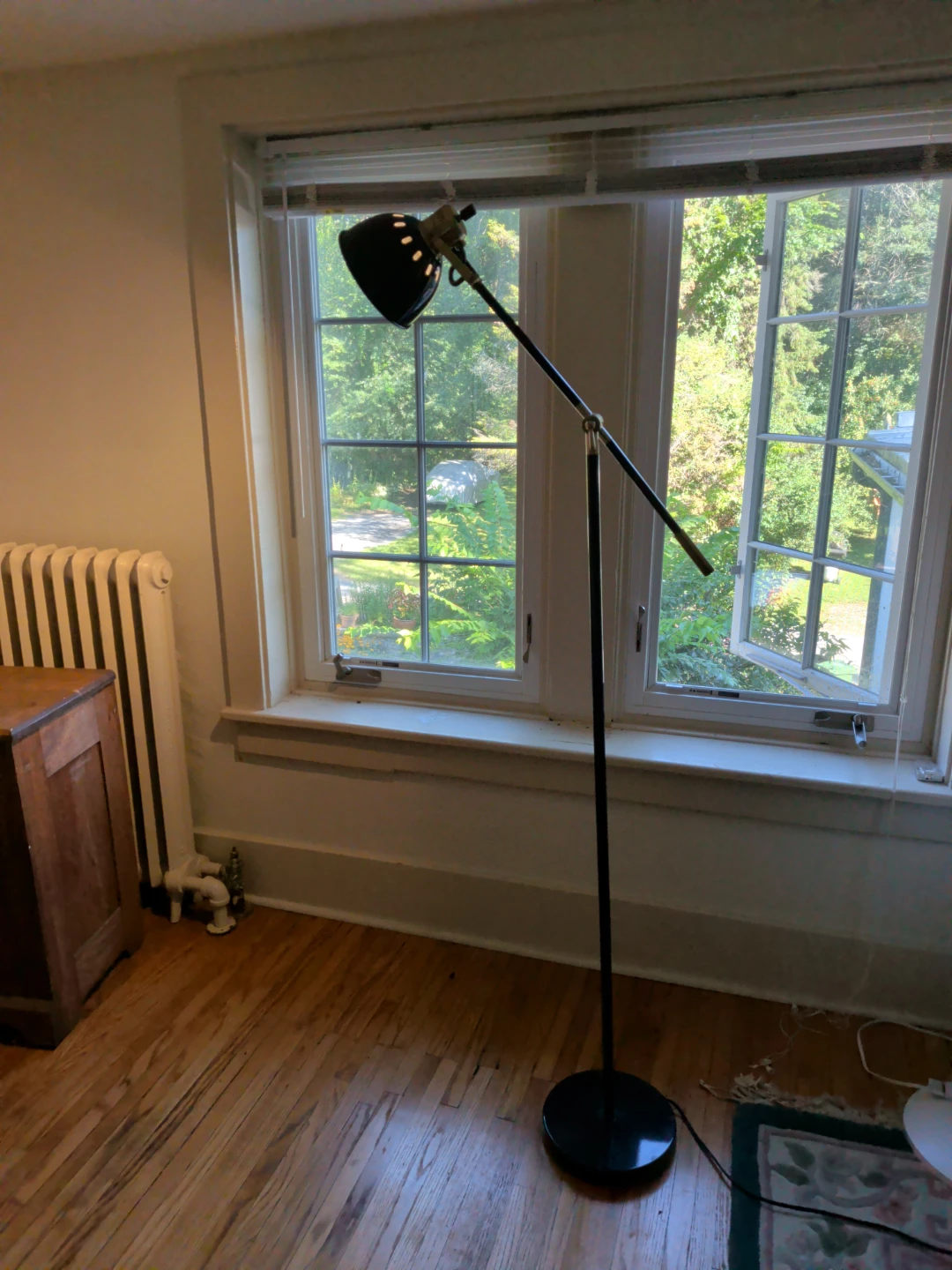 Adjustable Floor Lamp - Black Metal - photo 3