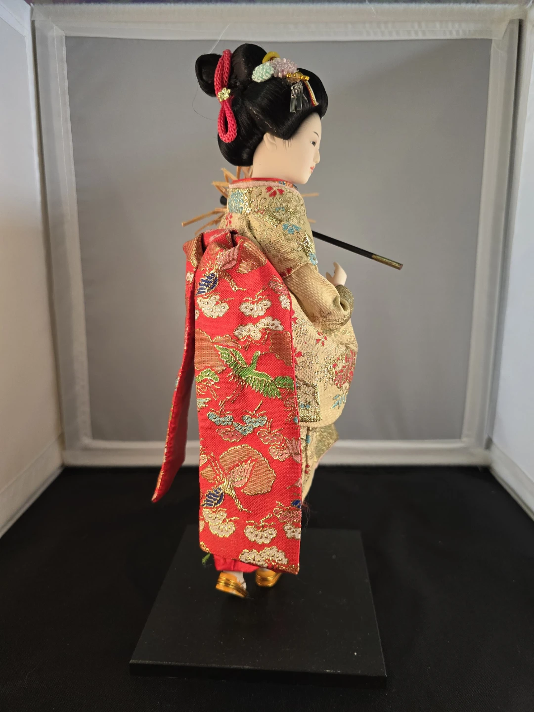 Vintage Japanese Geisha Doll with Umbrella - photo 4