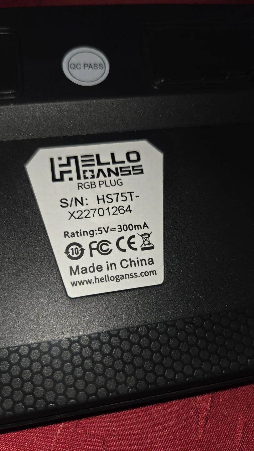 Hello Ganss HS75T RGB Plug Wireless Keyboard - photo 2