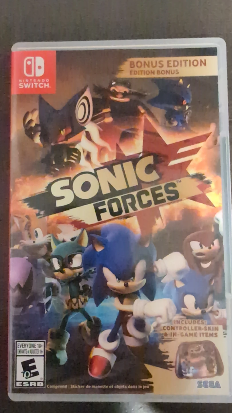 Nintendo Switch Sonic Forces Bonus Edition Game