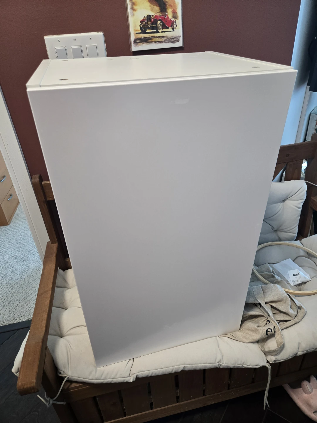 ENHET Wall cabinet with door, white