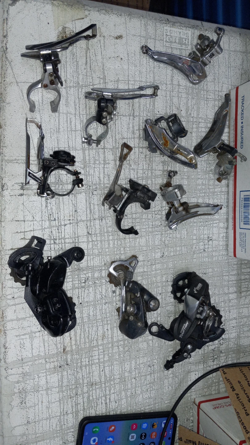 Lot of Bicycle Derailleurs