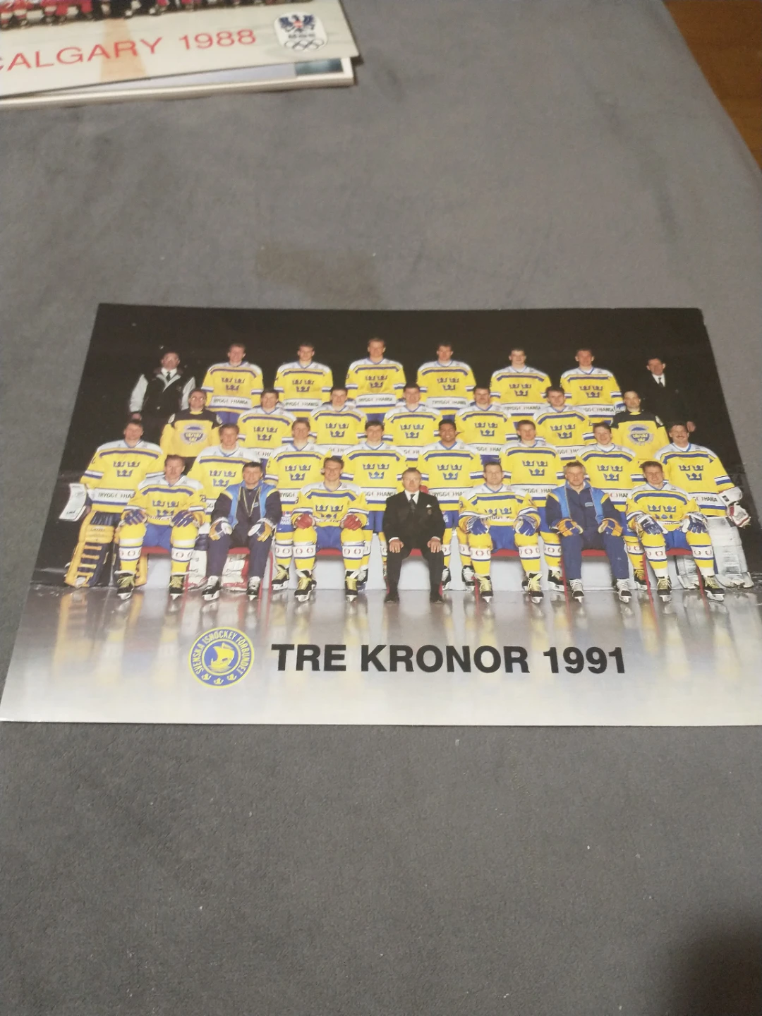 Lovely 1991 Sweden World Championship Team Postcard - photo 3