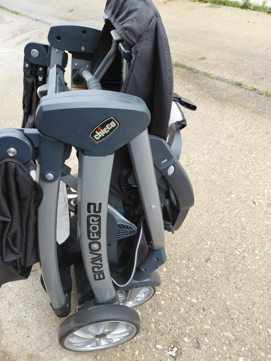 BravoFor2 Standing/Sitting Double Stroller - Iron