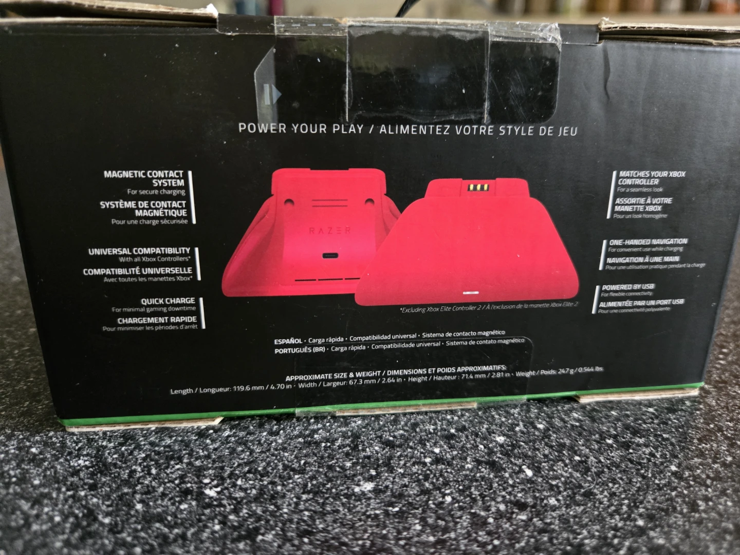 NIB Razer Universal Quick Charging Stand for Xbox Controllers - photo 3