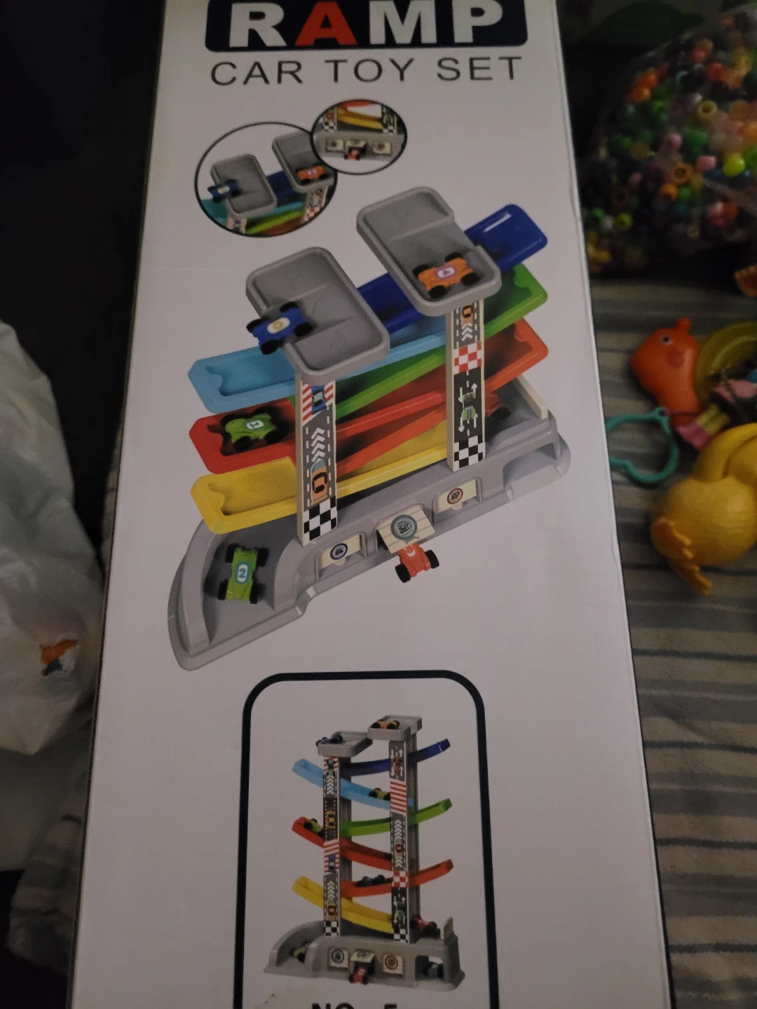Ramp car toy set