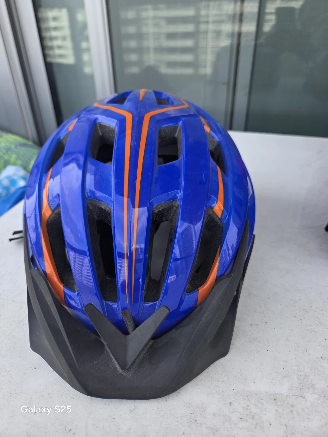 CCM Blue and Orange Bicycle Helmet - photo 3