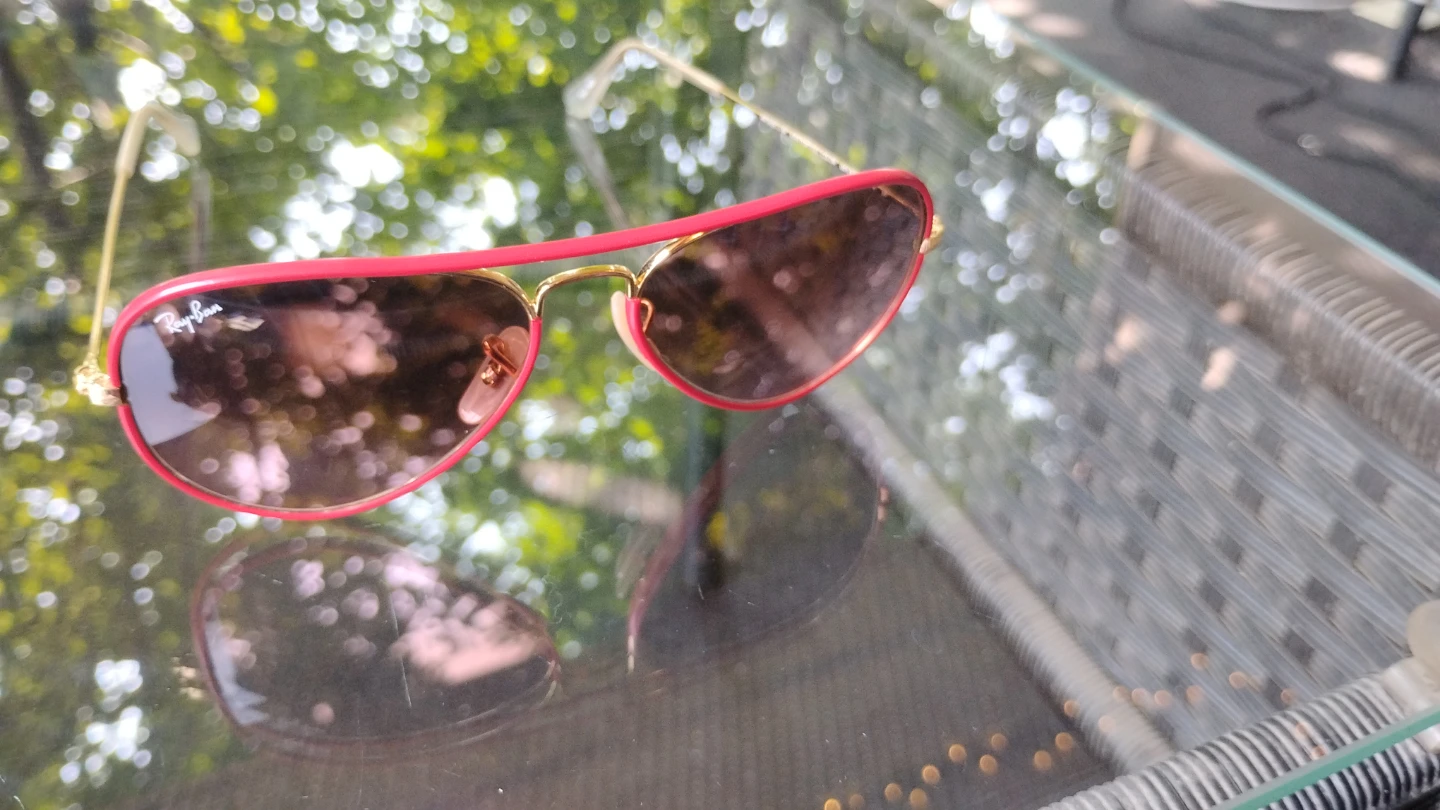 Ray-Ban Aviator Full Color Sunglasses Pink - photo 2