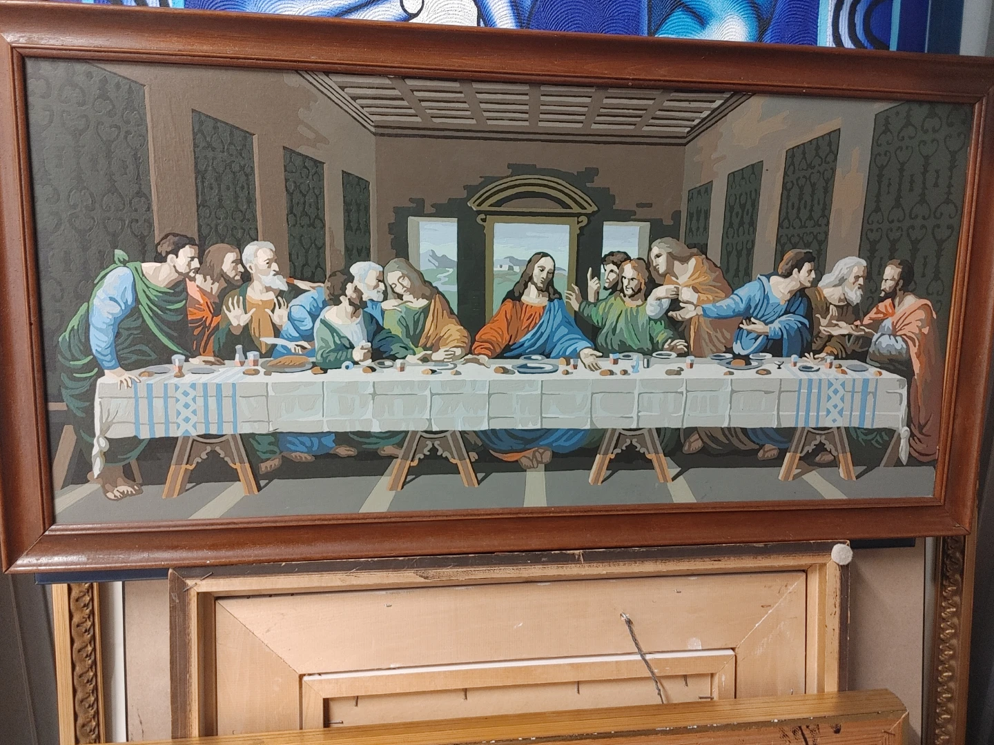 Framed "The Last Supper" Painting