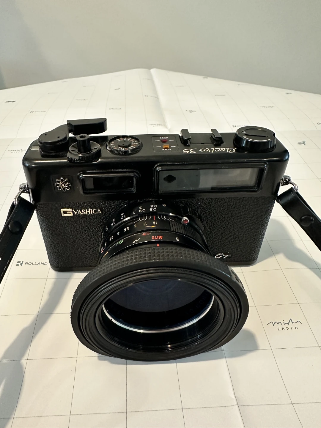Yashica Electro 35mm Film Camera with two additional lenses.