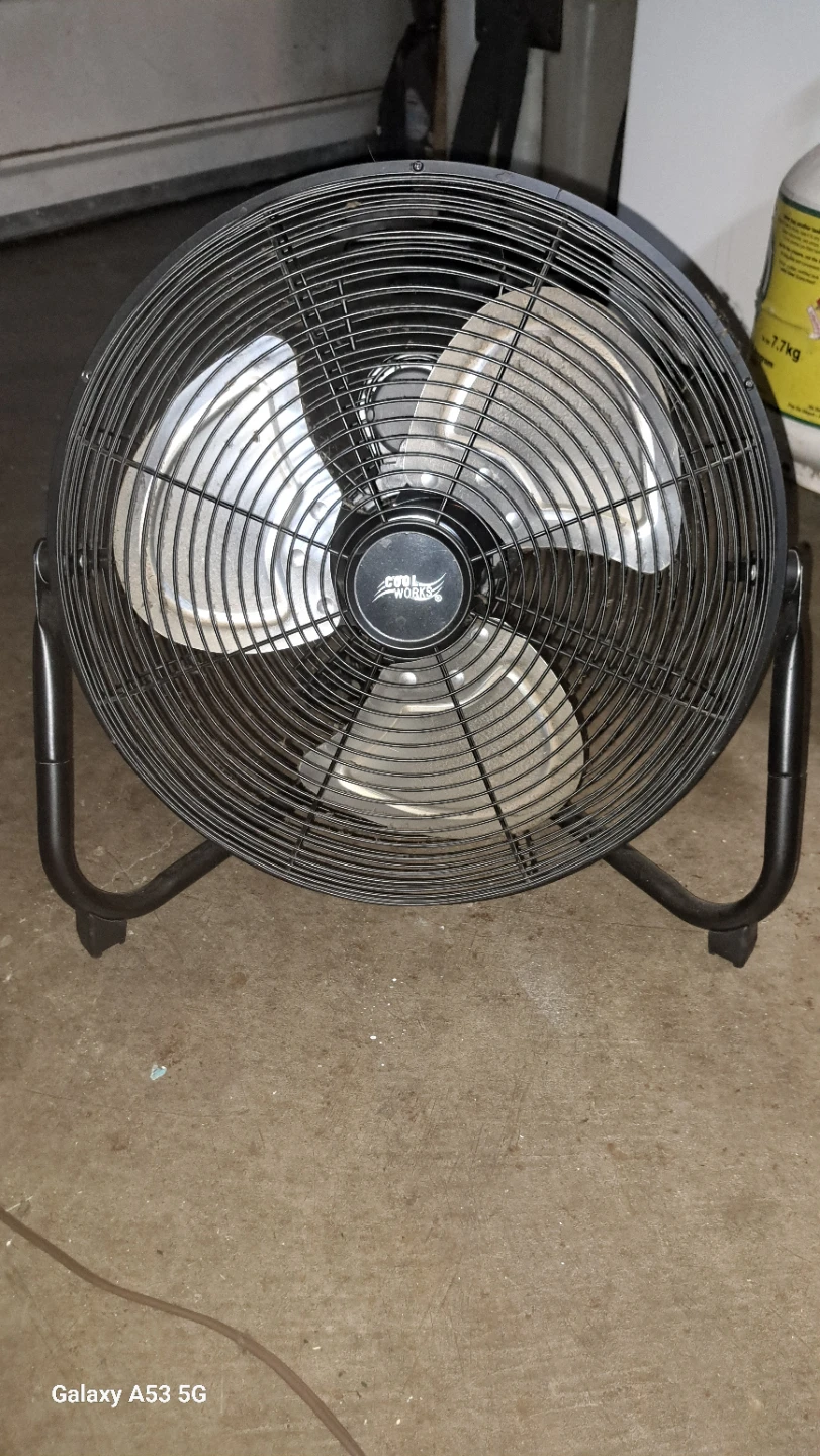 Black Oscillating Fan
