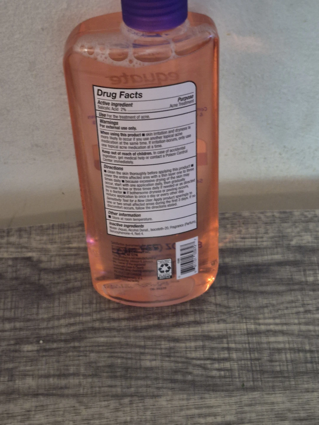 BNIB)Equate Beauty Astringent Deep Cleaning Face Wash - photo 2