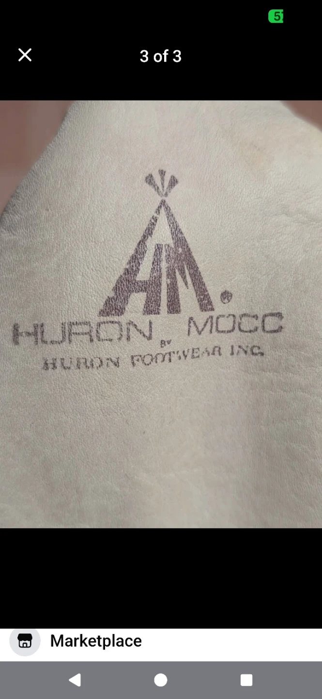 NEW Huron handmade moccasins NEVER WORN size unknown - photo 3