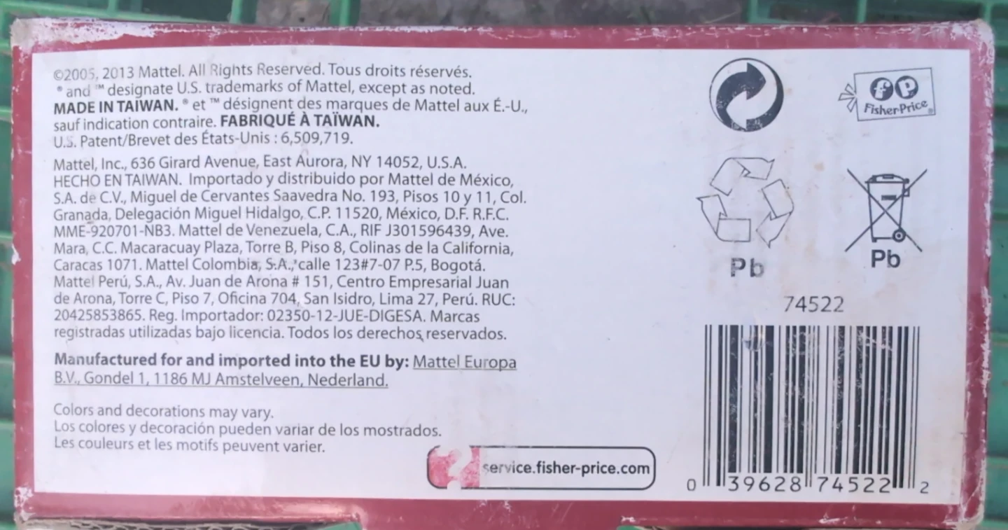 Fisher- Price Power Wheels 6-Volt Rechargeable battery - photo 2