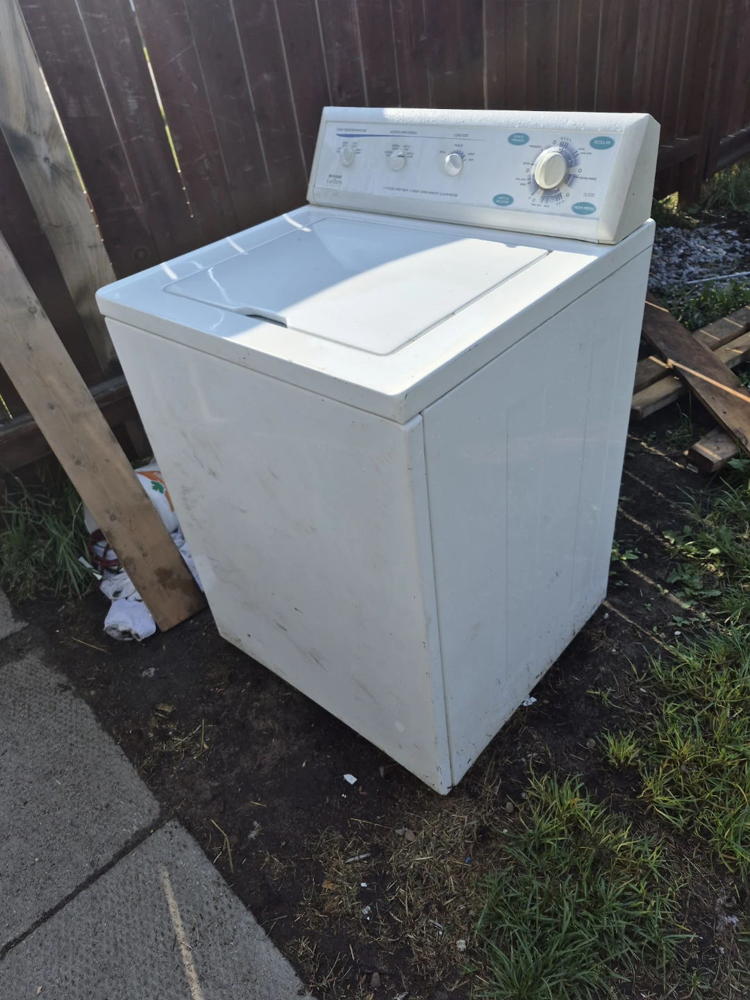 Fridgadier top load washer