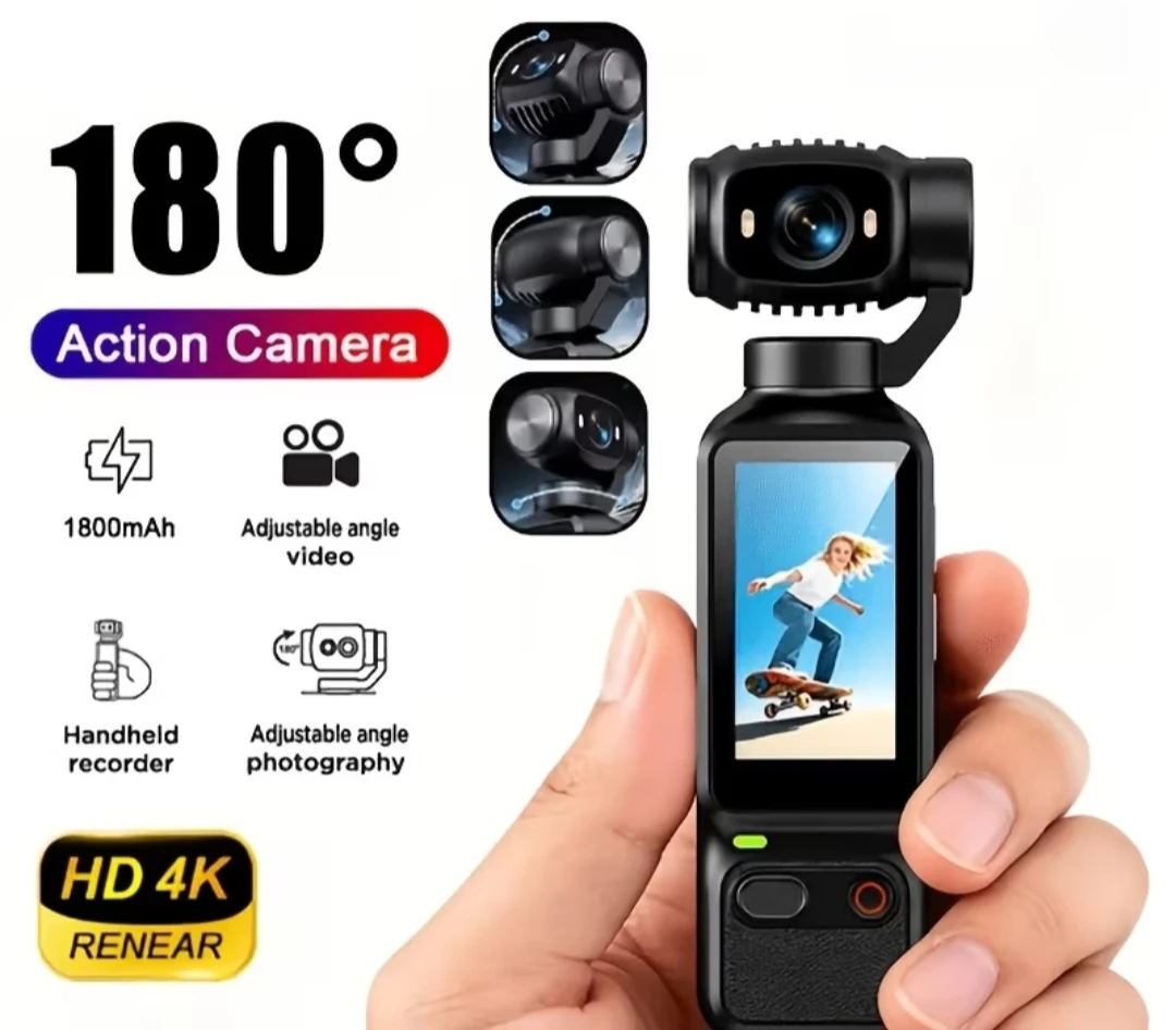 4K Pocket Action Camera with Accessories - photo 5