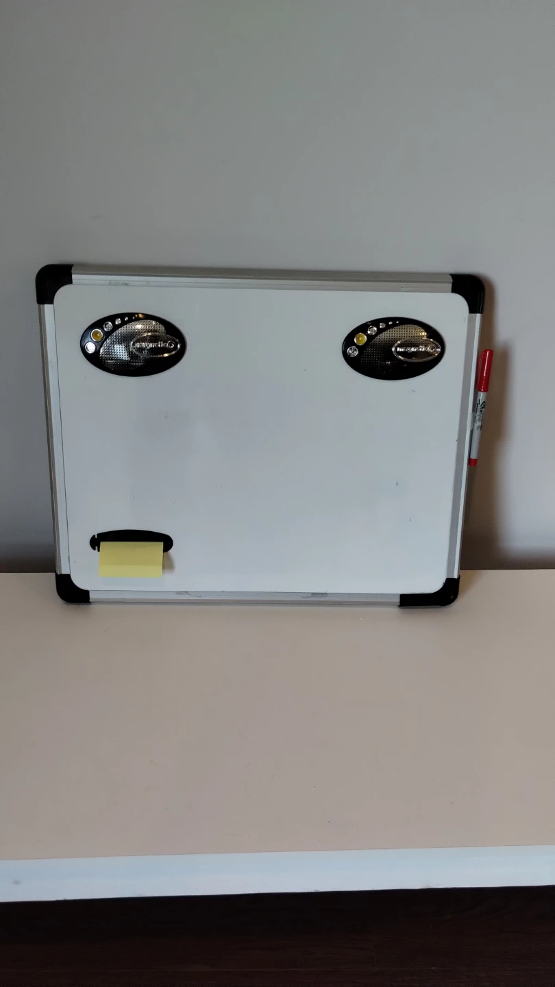 Magnetic Whiteboard with Sticky Notes Holder - photo 2