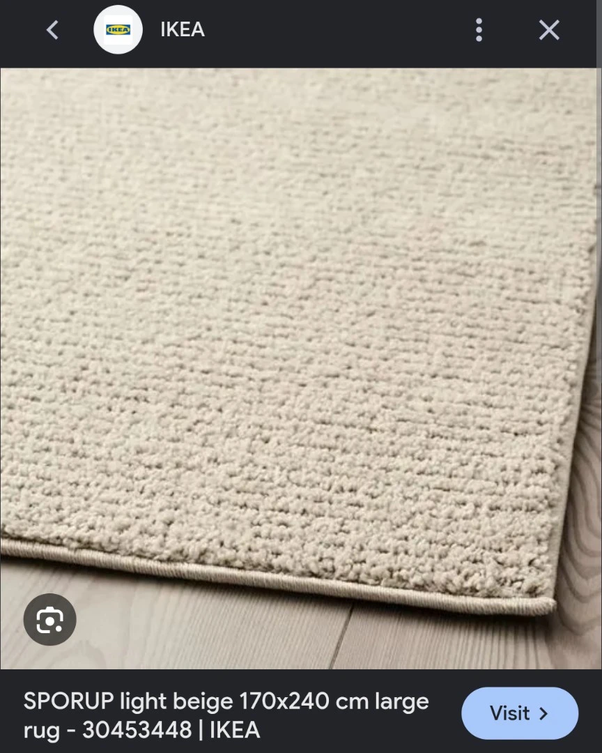 79" Grey Futon + Rug - Beige - photo 5