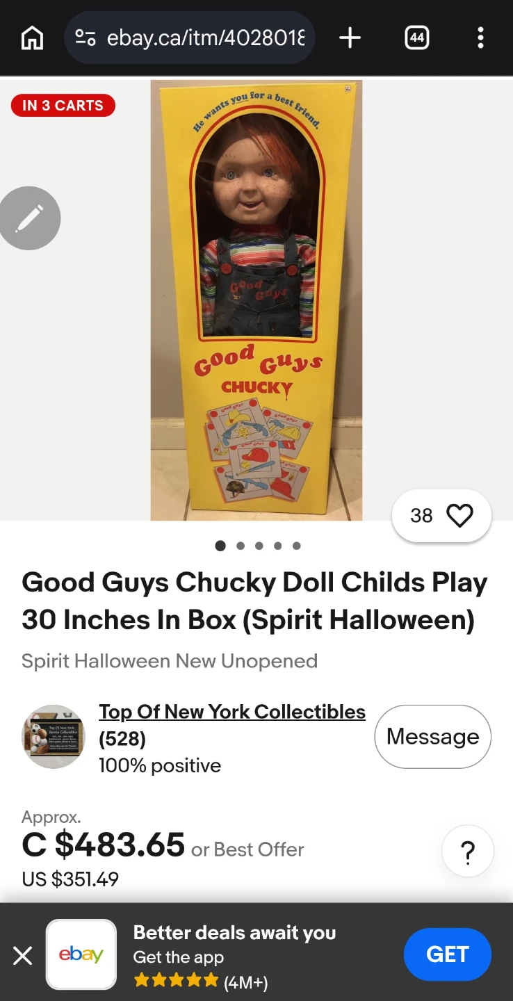 Good Guys Chucky Doll – Collector Item – Original Box - photo 5