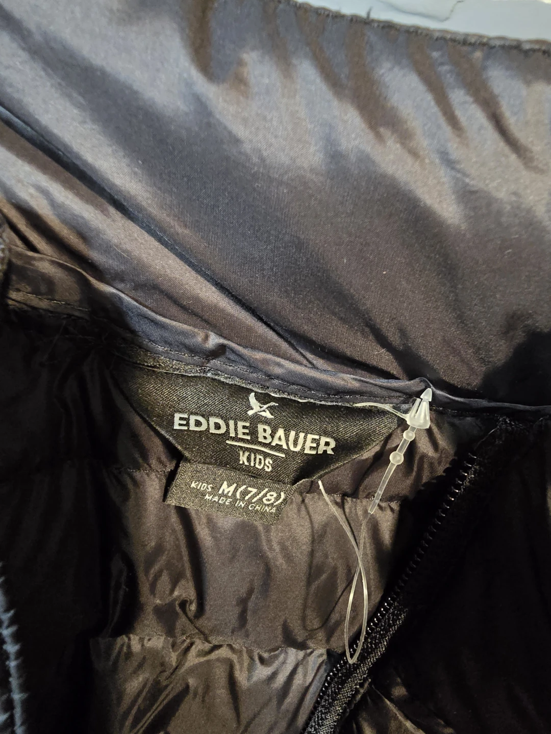 Eddie Bauer Kids Puffer Jacket Black Size M (7/8) - photo 2