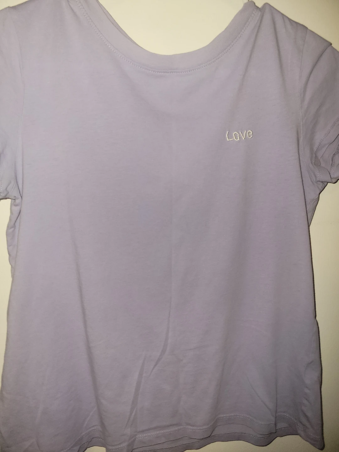 H&M Purple 'Love' T-Shirt