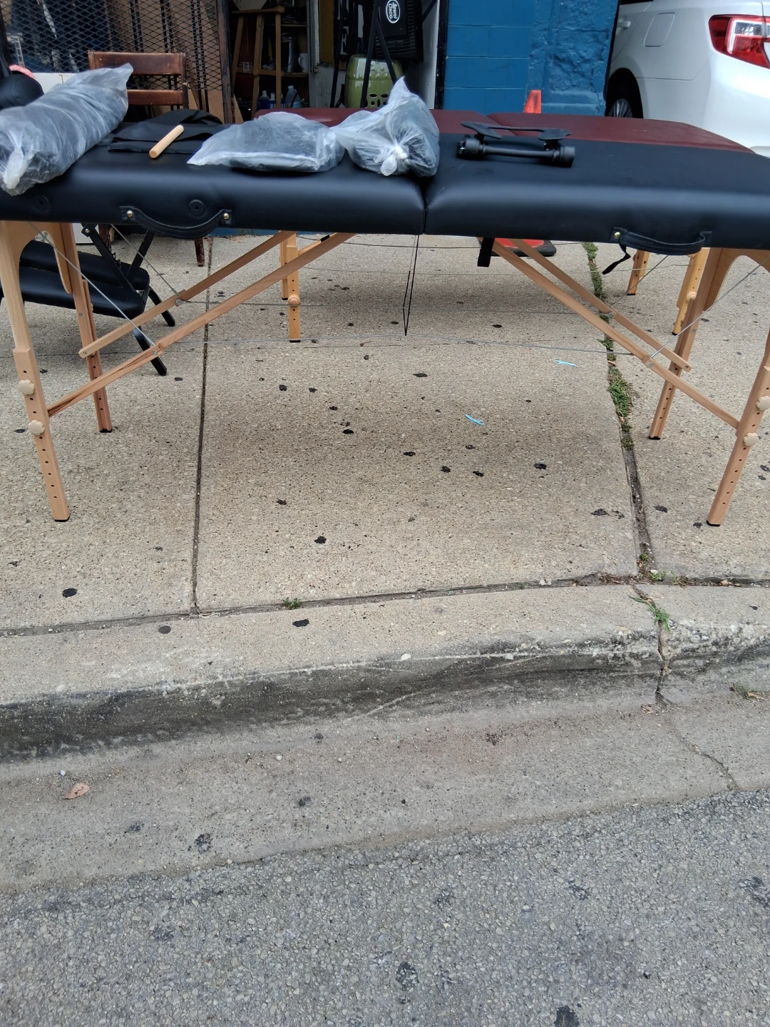 Black message table like new - photo 3